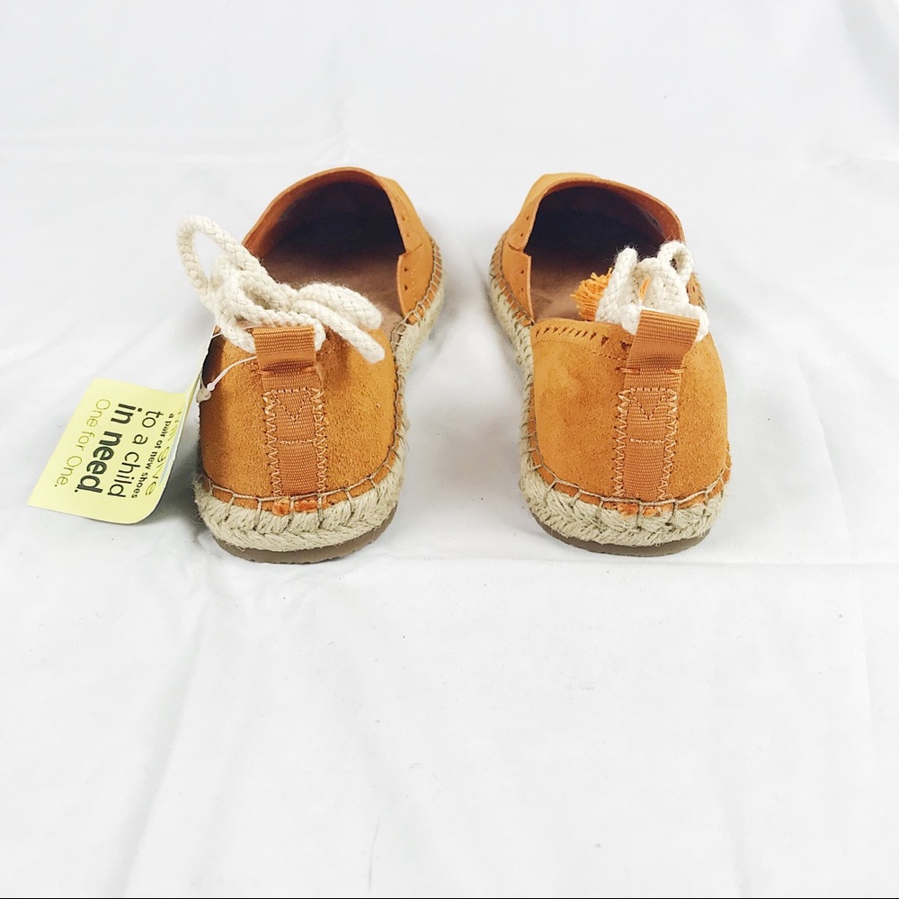 NWT Toms Katalina Saffron Suede Espadrilles - Picture 5 of 8